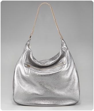 christian louboutin marianna metallic hobo