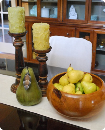 dining room pears