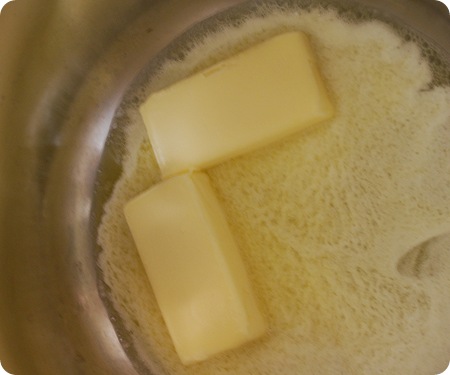 melting butter