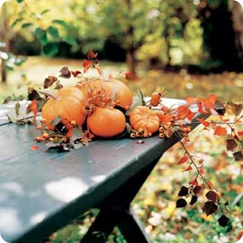 sunset fall tabletop
