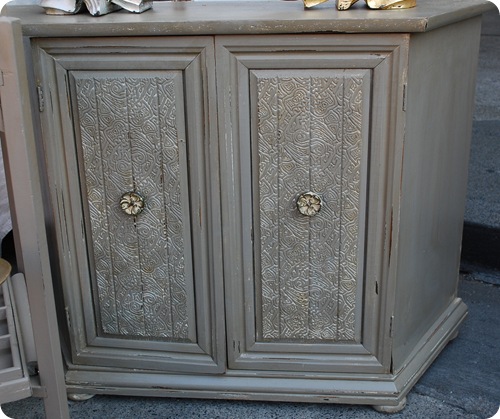 taupe paint nightstand