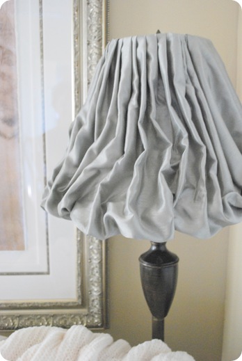 ruffled lampshade