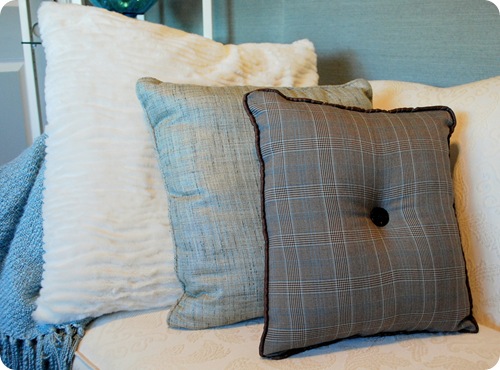 suit pillow with others