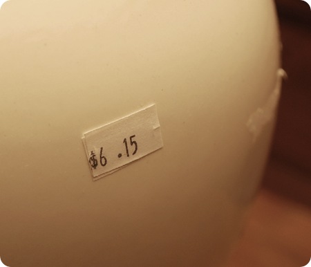 thrift store lamp price