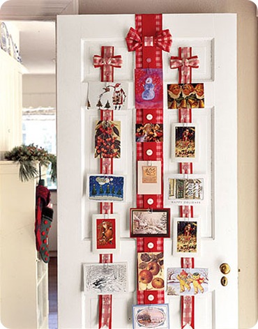 christmas card display country living