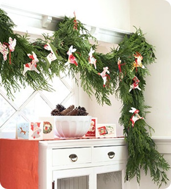 last years cards garland bhg