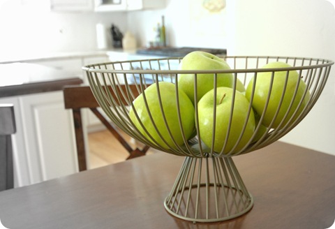 bowl of apples after