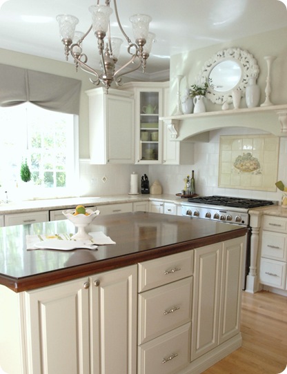 kitchen island painted