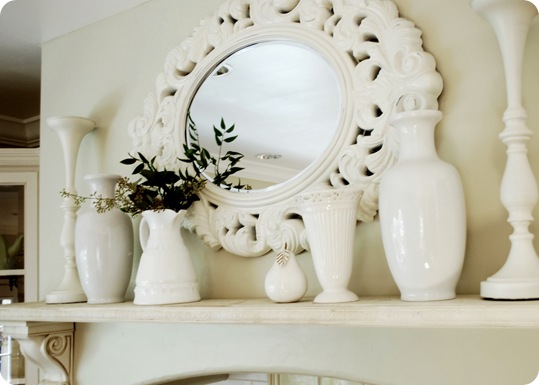 kitchen mantle mirror