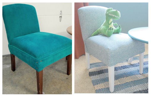 chair 1 before and after