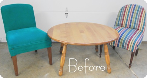 chairs and table before