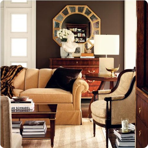 chocolate wall via decorpad