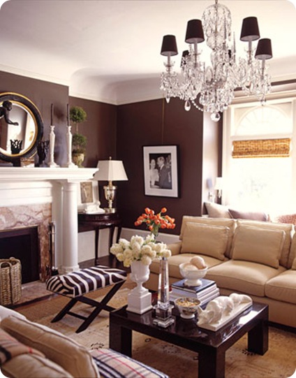 house beautiful chocolate brown