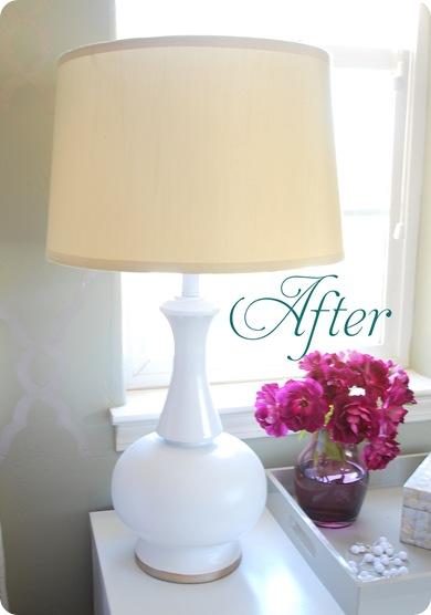 lamp after text