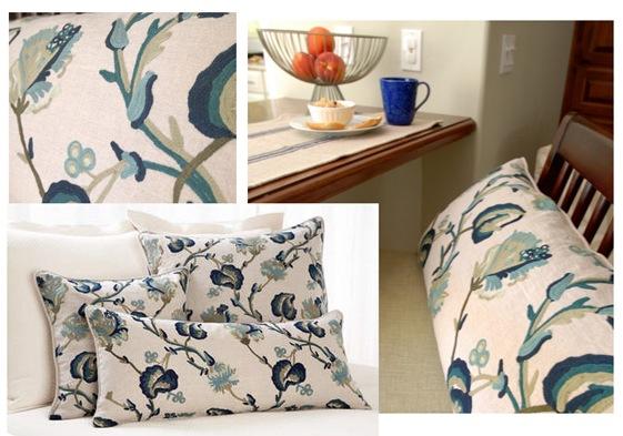 pine cone hill pillow briar crewel