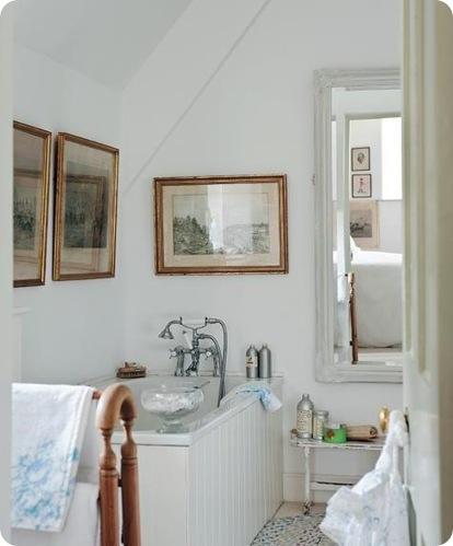 bathroom at home with country