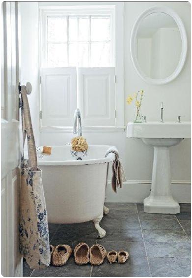 white bathroom