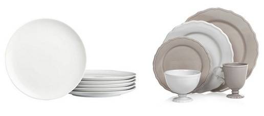 cb z gallerie white plates