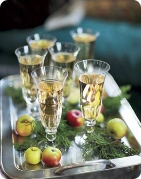 country living champagne flutes