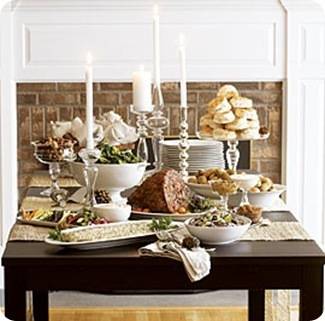 holiday buffet open house