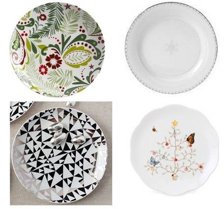 holiday salad plates