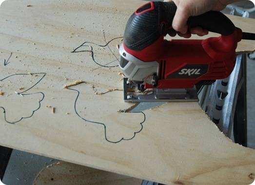 jig saw cut dove