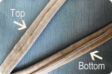 double welt top bottom arrow