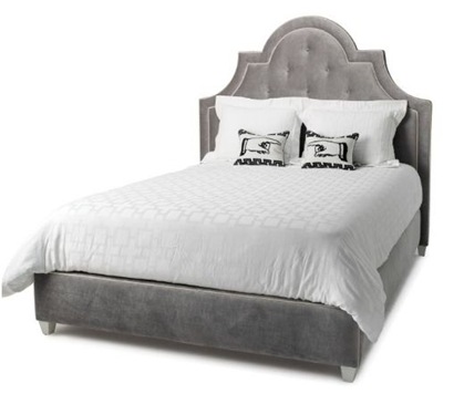 jonathan adler upholstered bed