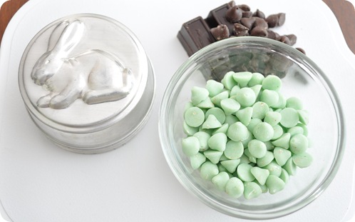 bunny tins and chocolates