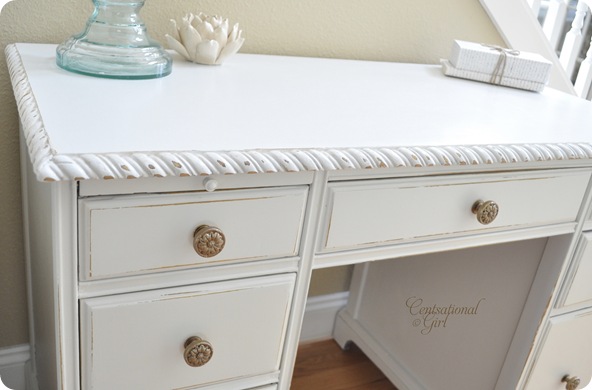 cg writers desk distressed finish