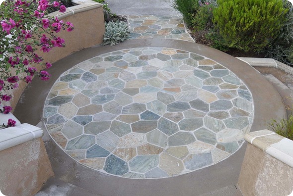 circle patio when wet