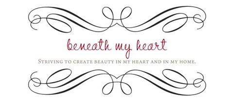 beneath my heart header