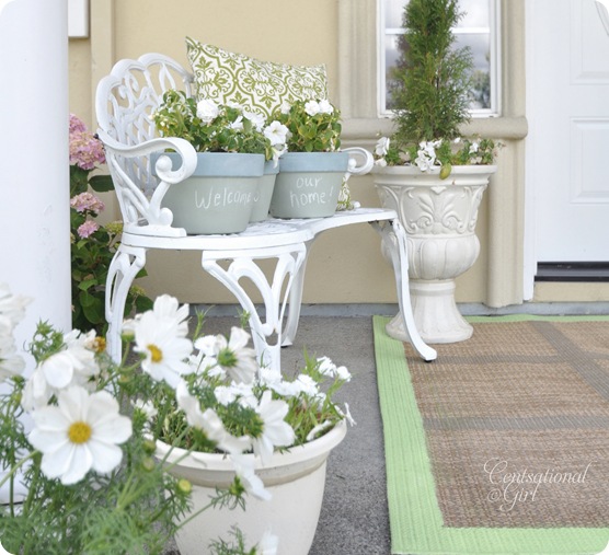 cg front porch green rug