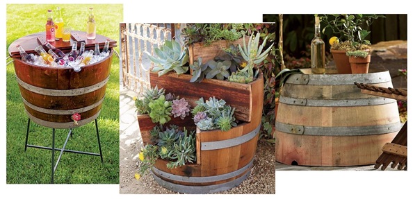 creative uses for wine barrels