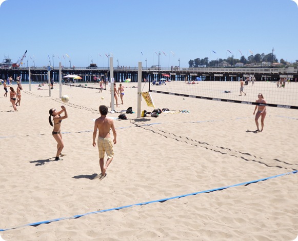 beach volleyball
