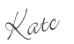 cg kate signature