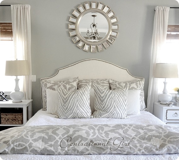 centsational girl mirror over bed