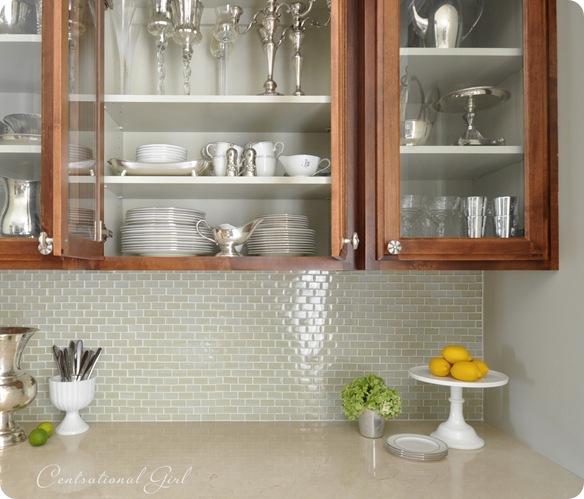 painted inside cabinets