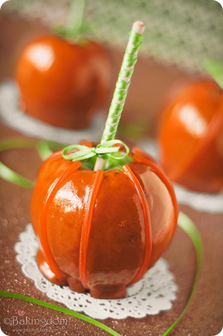 caramel apple pumpkin