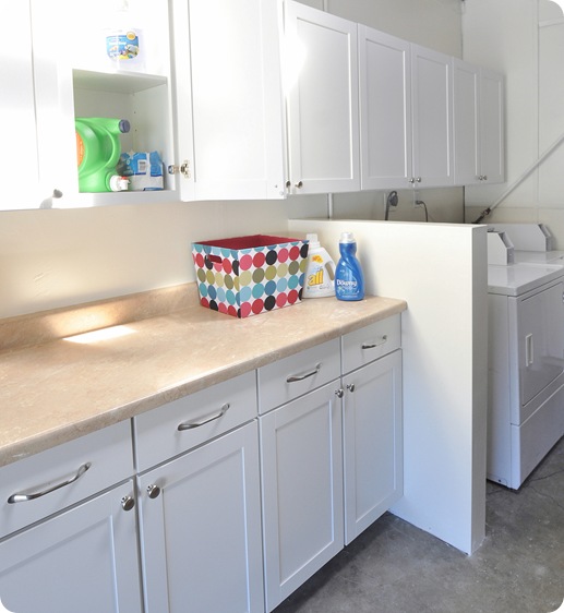 countertop storage wall