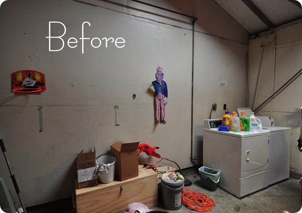 laundry room before