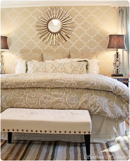 modern glam bedroom southern hospitality