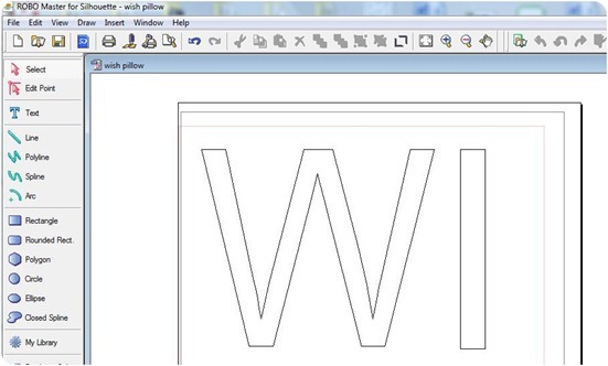 wish letters with silhouette