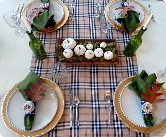 burberry tablescape