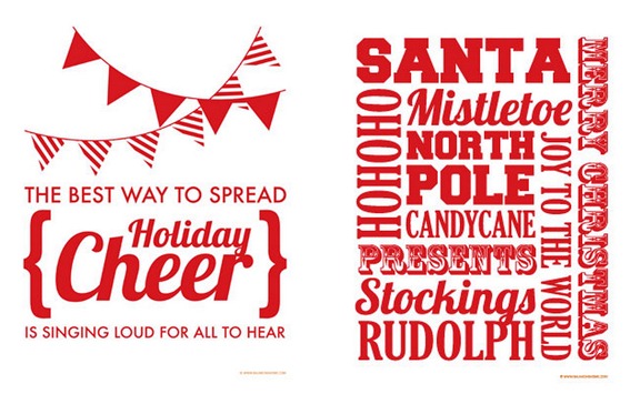 christmas holiday printable