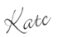 kate signature image