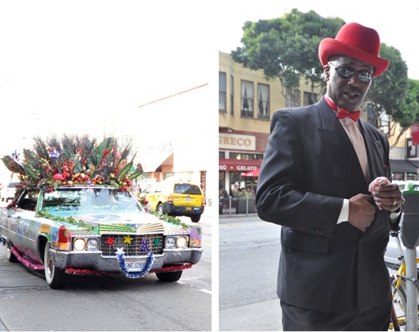 crazy car and singing dude