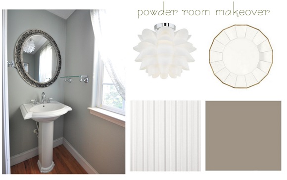 powder room makeover