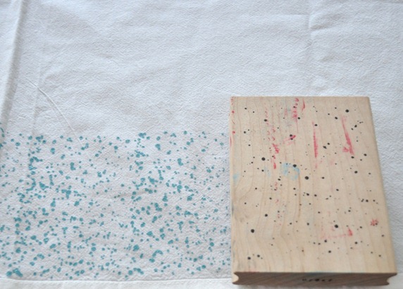 speckled stamp