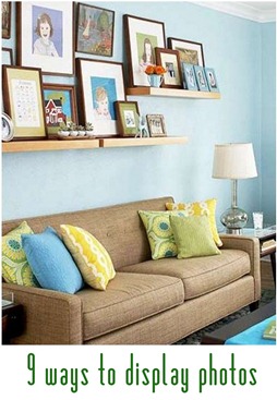 9 ways to display photos